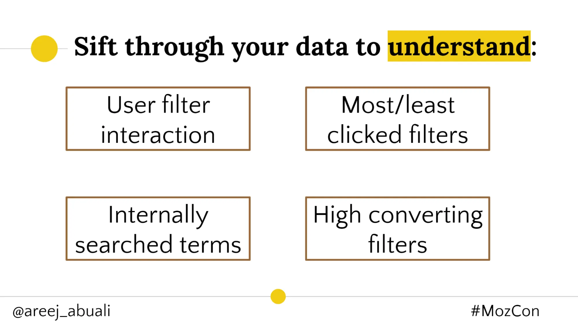 Presentation slide reading: