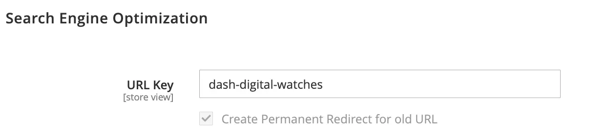 Example of an automatic redirect when the URL is changed.
