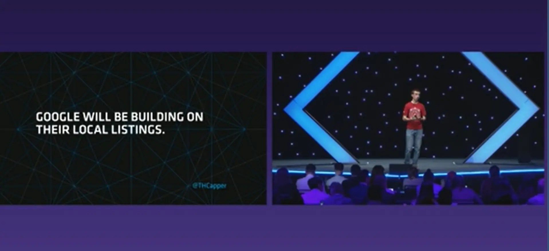MozCon speaker Top Capper says Google will be building on their local listings.