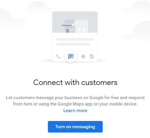 A screenshot of the Google Messaging landing page.