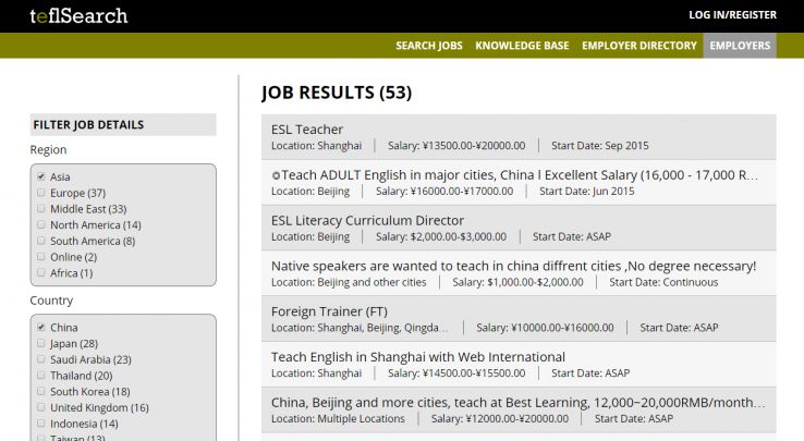 facets on teflsearch